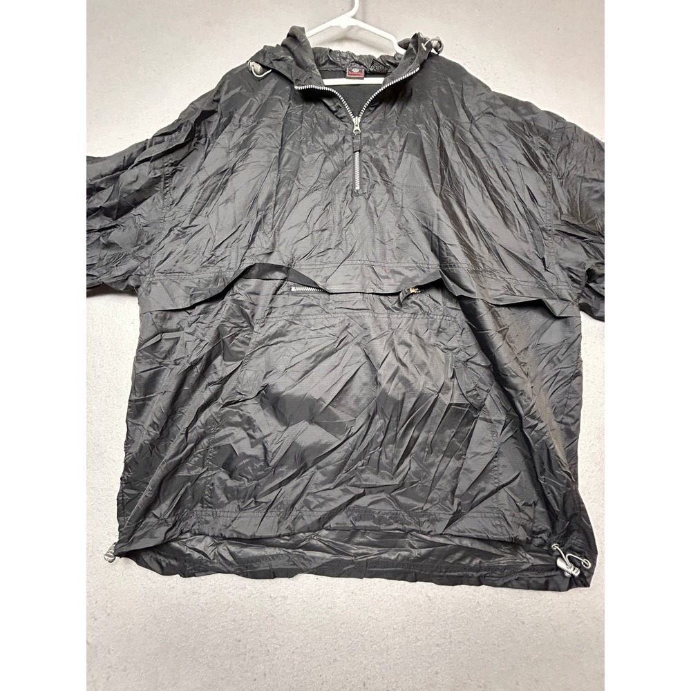 Foot Locker Anorak Jacket Nylon Ripstop Black XXXL Mens